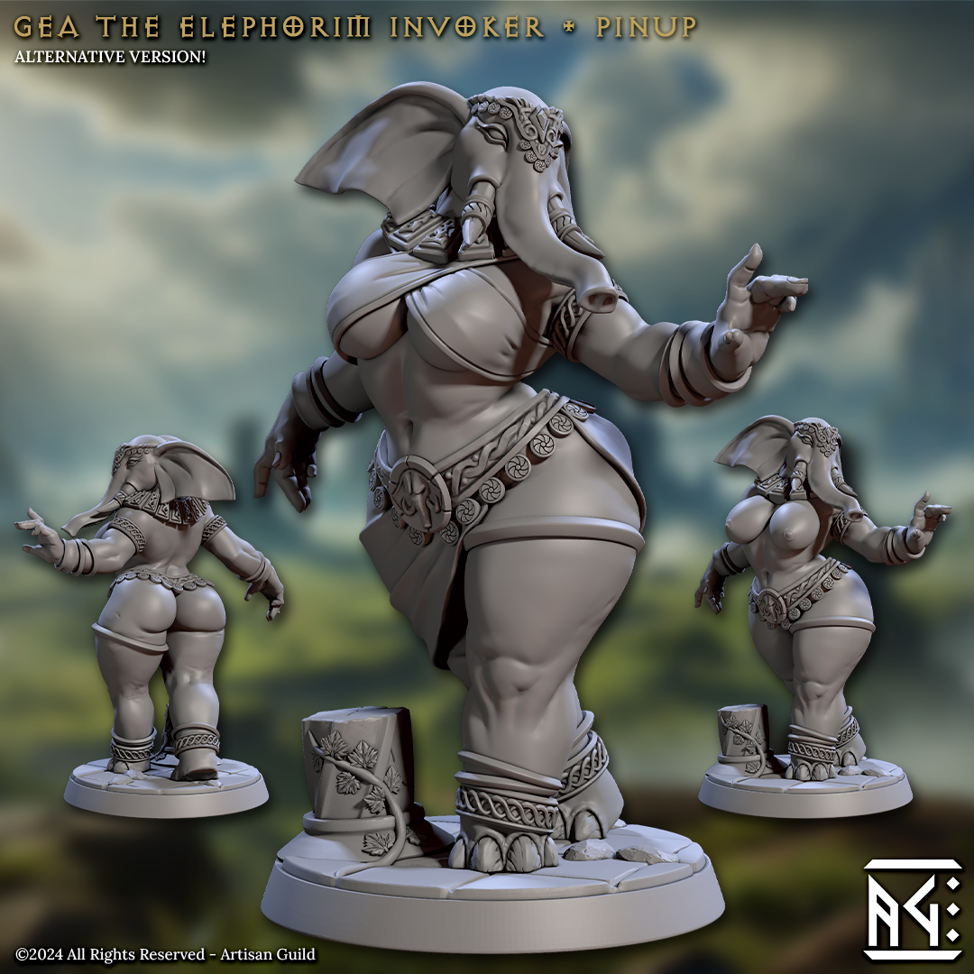 Gea - Elephorim Invoker Pinup (Elephorim Ivory Sentinels)